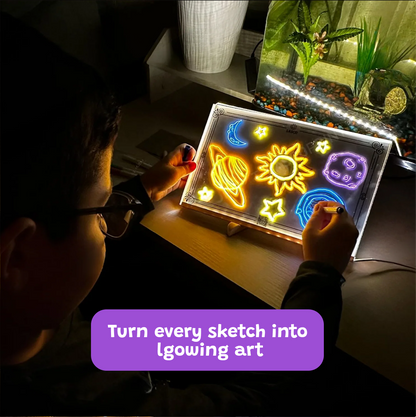 LumiBoard™ LED Glowing Drawing Board