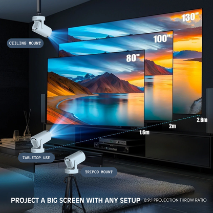 PRIMORYA™  MAG 3 PRO Series PORTABLE PROJECTOR