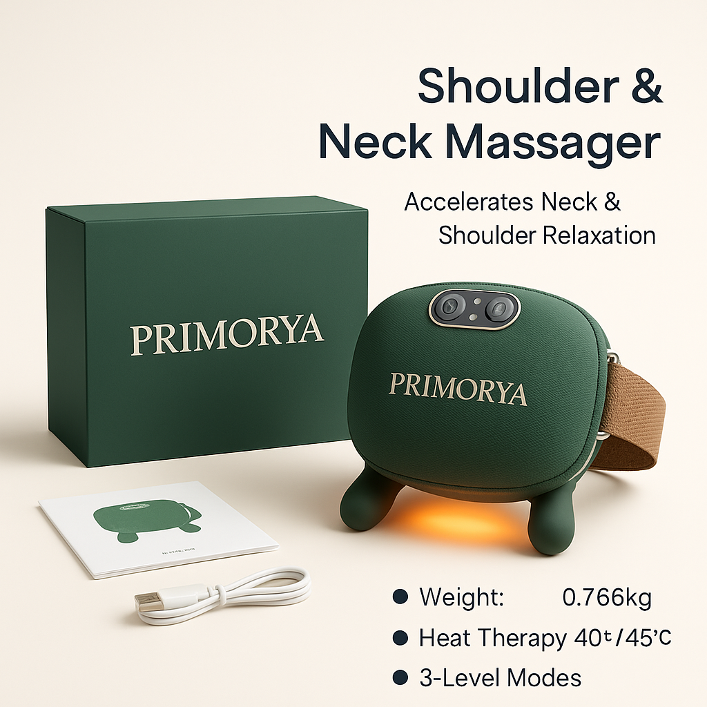 RelaxEase Heated Neck Massager