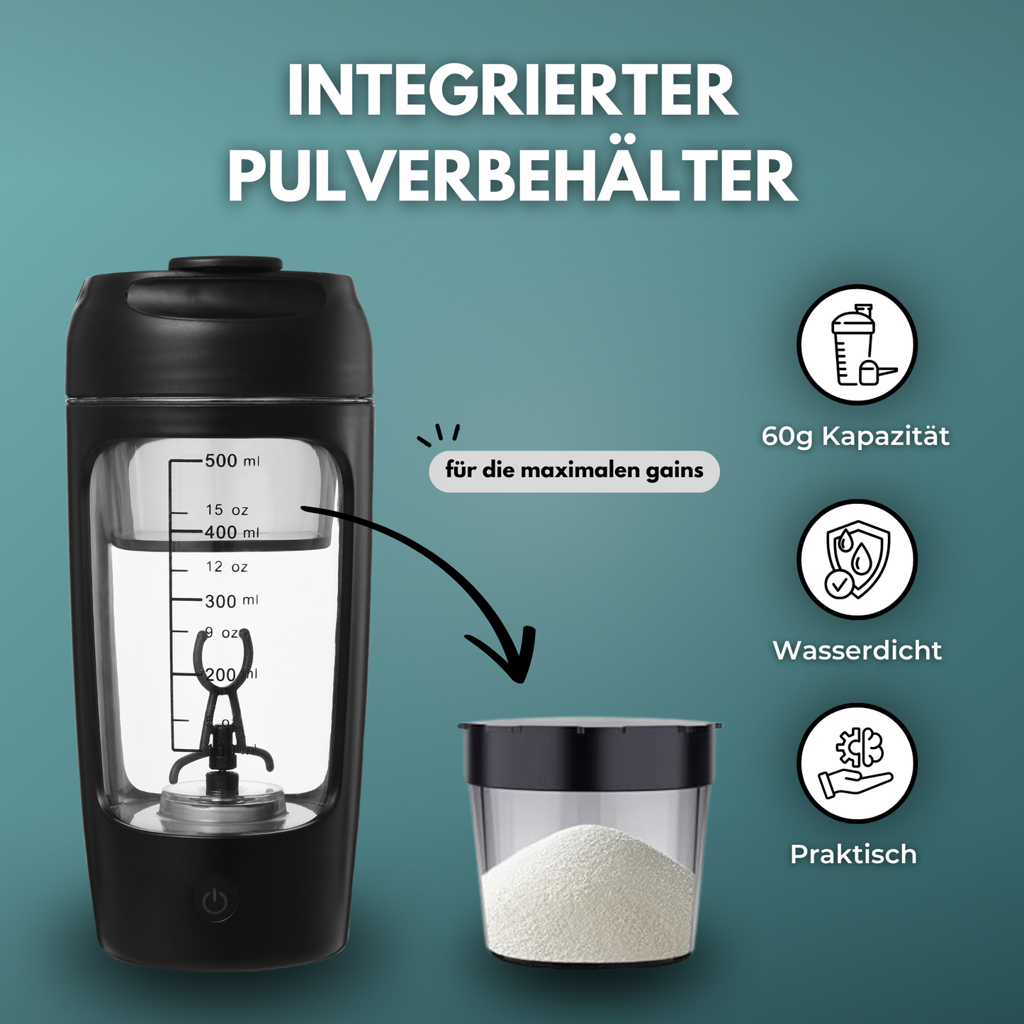 TurboShaker™ Electric Shaker