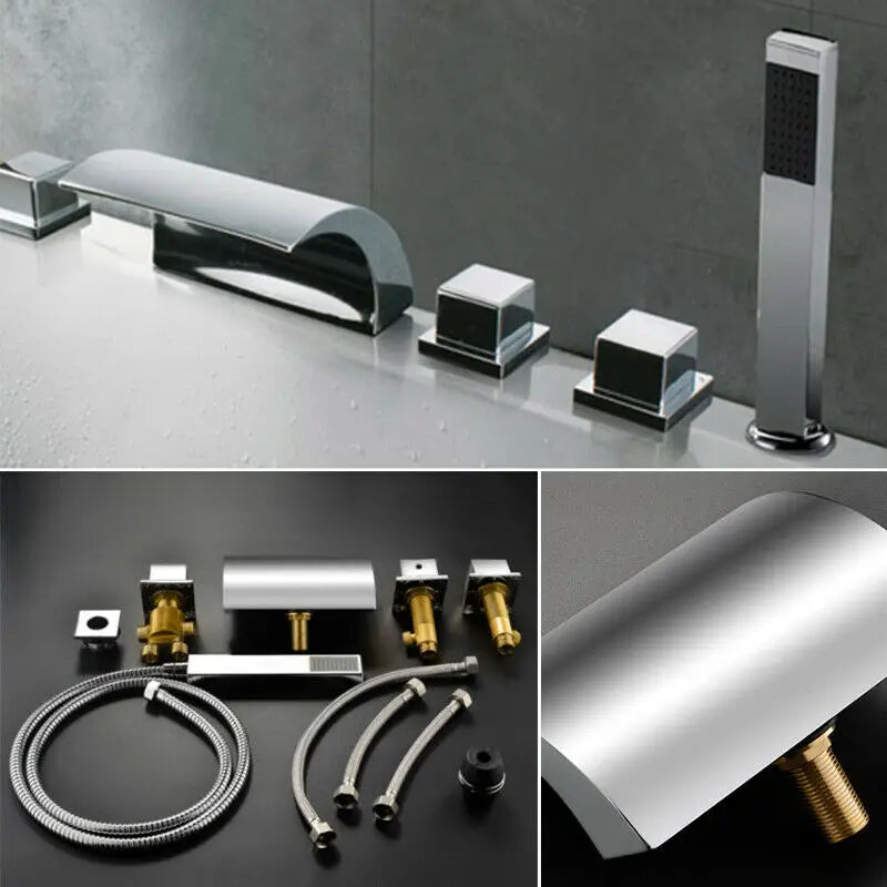 Waterfall Faucets Kitchen Bathroom Sink