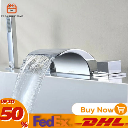 Waterfall Faucets Kitchen Bathroom Sink