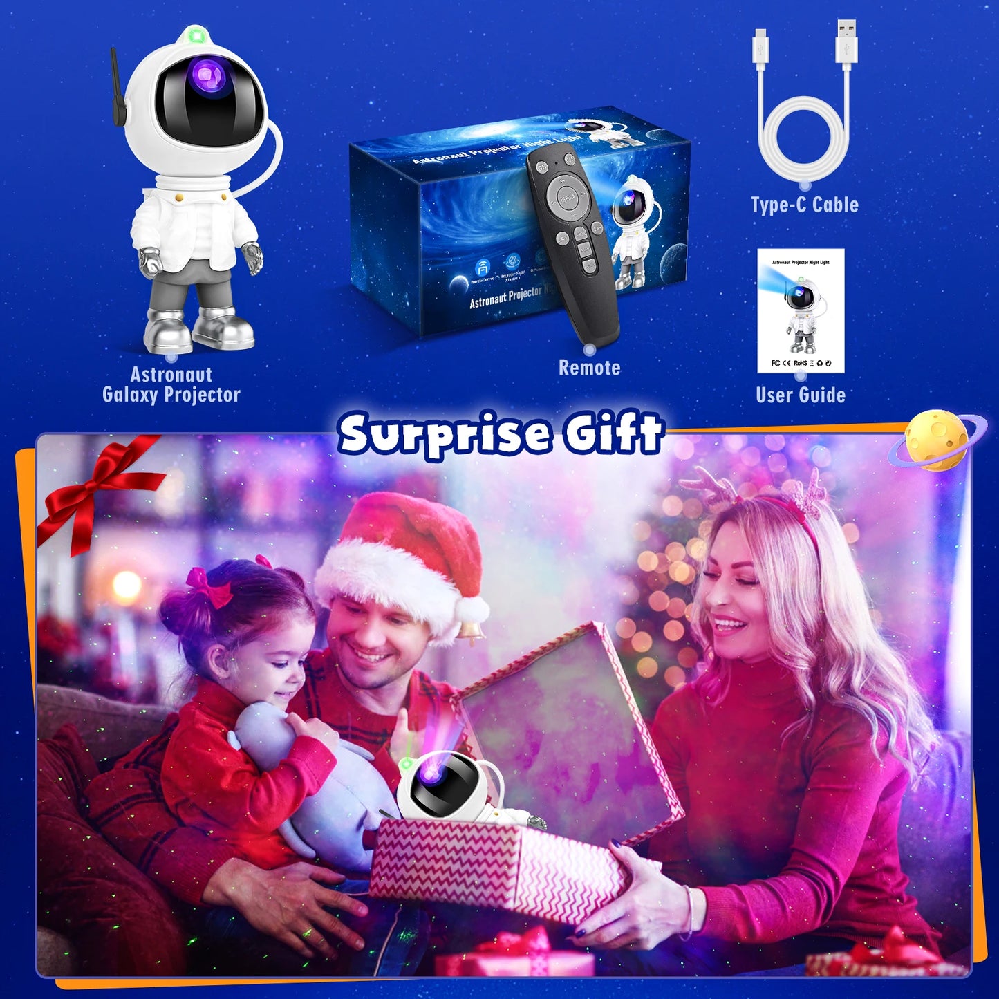 Astronaut Starry Sky Night